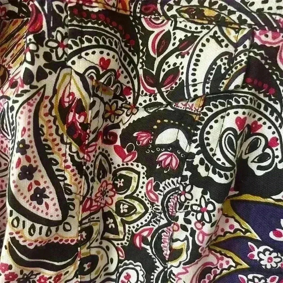 Charter Club Women's XL Paisley Button-Up Blazer Multicolor Jacket - Picture 6 of 10